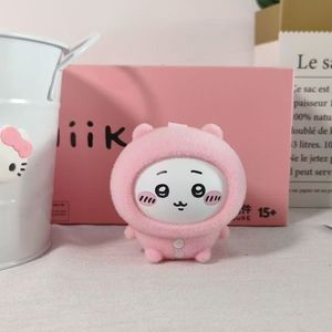 Venta al por mayor 2026: <span class=keywords><strong>Set</strong></span> de cajas sorpresa Chiikawaed de peluche, serie Pijama Flocado, muñecos Usagi Hachiware con rostros intercambiables, regalos de cumpleaños. - Product Image 5