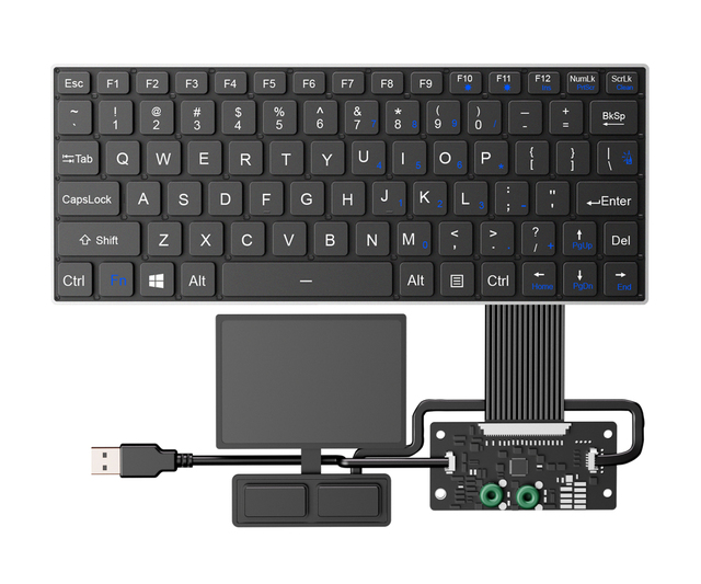 IP67 Fully Dynamic sealed Waterproof and Durable Embedded ultra Thin Rugged Patented Scissor Switch Keyboard