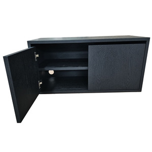 Đen Walnut sơn tủ bên tủ 2 cửa tự chọn Bảng cho phòng khách - Product Image 2