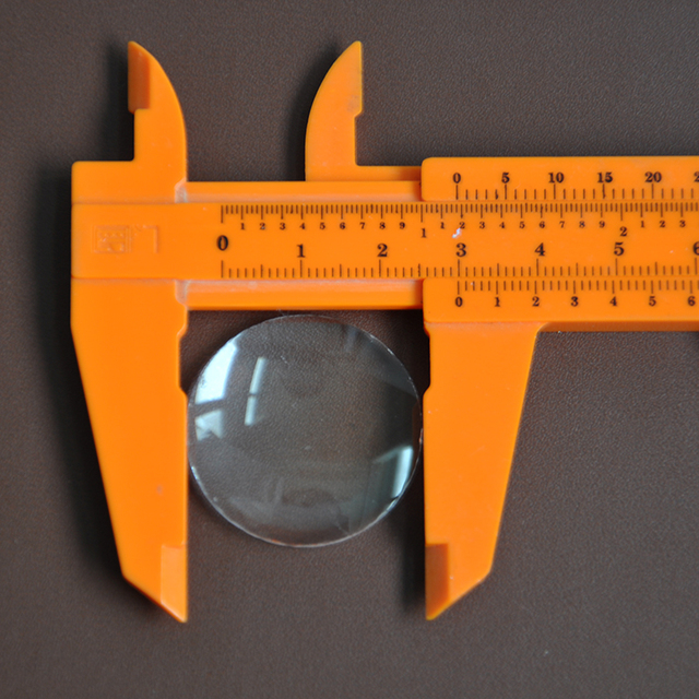 4.5x Magnifying Double Convex Lens H-K9L PMMA Plastic Customized Polished Optical Glass Lenses