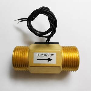 Interrupteur de débit d'eau magnétique à flotteur en laiton DN15, 4 types de filetages, longueur 62 mm pour pièces de chauffe-eau universelles et chaudières murales - Product Image 4