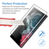 Protecteur d'écran en verre de haute qualité pour Samsung Galaxy S23 S22 S21 S20 Ultra S20 S10 Plus A13 4G A33 A73 A53 protecteur d'écran