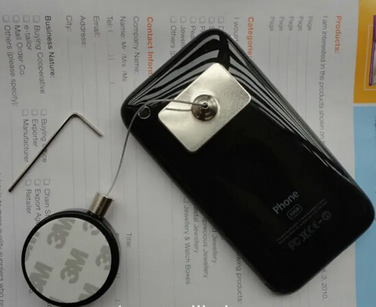 Mobiele Telefoon Dummy Display Anti-Verloren Pull Box Show Security Recoiler