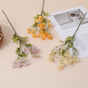 Fleurs artificielles de camomille pour la décoration du salon et de la chambre, bouquets de table et accessoires photo, idées festives pour Thanksgiving - Product Image 3
