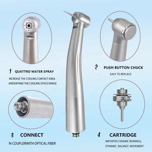 CP-X450KL CE-gecertificeerde hogesnelheids 45 graden tandheelkundige handstuk met LED-drukknop in de aanbieding Tandheelkundig handstuk voor tandartspraktijken - Product Image 6