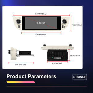 Autoradio Android Hikity per <span class=keywords><strong>Fiat</strong></span> 500 2007-2015 da 6,86'' Stereo per Auto 2+64G Carplay Wireless/Android Auto/GPS/WiFi Vendita all'Ingrosso - Product Image 5