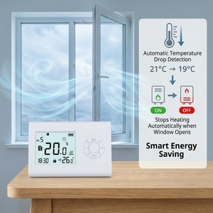 <span class=keywords><strong>Thermostat</strong></span> d'ambiance numérique programmable intelligent, <span class=keywords><strong>thermostat</strong></span> Tuya Alexa, régulateur de température sans fil - Product Image 4