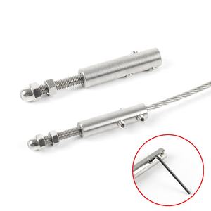 Terminale di ancoraggio a levetta del raccordo dell'estremità di tensione del perno filettato 1.5/2/3/4/5/6/8mm con i bulloni della vite senza testa di esagono - Product Image 1