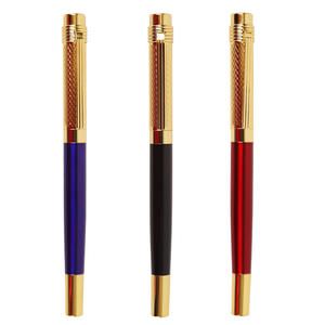 Stylo Premium Noir, Boîtier Métallique de Luxe, Capuchon Métallique, Stylo en Acier Neutre pour les Affaires, Hôtel, Cadeau pour Hommes - Product Image 2