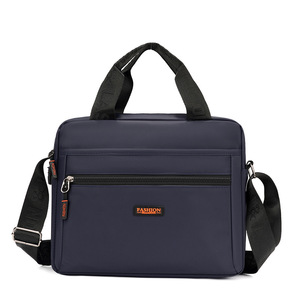 Sac à main pour homme personnalisé, style business décontracté, grande capacité, multi-compartiments, sacoche élégante, sac bandoulière - Product Image 3