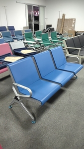 Chaise d'attente en alliage d'aluminium pour les espaces publics, aéroports, hôpitaux, centres commerciaux et utilisation en extérieur - Design moderne, mobilier commercial durable - Product Image 5