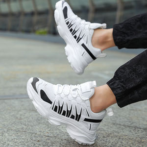 Baskets décontractées homme printemps-été respirantes basses grande taille avec talonnette invisible rehaussante et semelle épaisse style Dad Shoes - Product Image 3