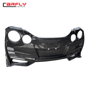 Pour Nissan GT-R R35 2017-2023 Pare-chocs arrière personnalisé léger de style Top <span class=keywords><strong>Secret</strong></span> en fibre de carbone mélangée FRP - Product Image 5
