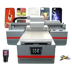 Impressora plana UV impressora digital caso do telefone com eps cabeça de impressão para Caneta Vidro acrílico madeira impressão