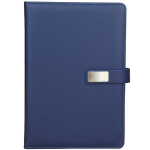 Agenda de Negocios de Cuero, Organizador, Papel de 80g, Encuadernación Inalámbrica Perfecta, Cuaderno Portátil Personalizable con Impresión de Logotipo - Product Image 1