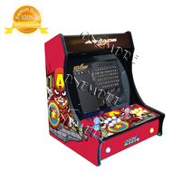 Machine d'arcade multi-jeux avec support, plus de 10 000 jeux, machine d'arcade à montage plat, machine d'arcade rétro, machine d'arcade bartop