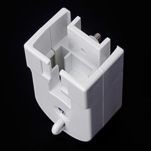 Curtain Track End Cups Ceiling Rail Track End Caps Finals White Polyester Durable Eco-Friendly End Cap Hat Seal - Product Image 3