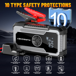 Kursohey 12V Xe pin Booster nhảy khởi động xách tay 10000mAh ngân hàng điện Công cụ khẩn cấp Kit với lốp inflator - Product Image 2