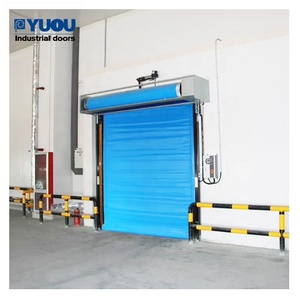 Fabric Insulated PVC Curtain Rapid Rising Fast PVC Rolling Door Latest High Speed Roller Shutter Door for Freezer Room - Product Image 4