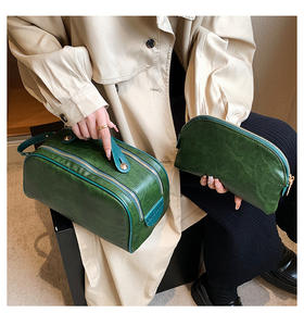 Fashion Hand Cosmetic <b>Bag</b> Large Capacity Cosmetic Storage Handbag Convenient <b>Wash</b> <b>Bag</b> Travel Ladies Cosmetic <b>Bag</b> for <b>Women</b> - Product Image 3