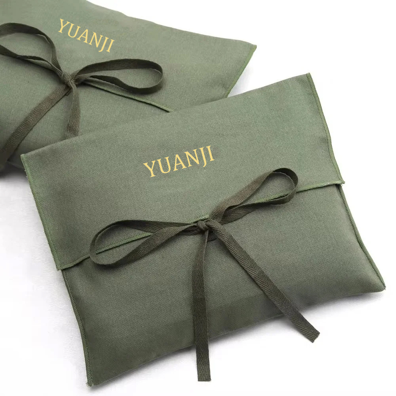 Custom Logo Cotton Envelope Gift Pouch