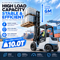 Chariot élévateur électrique compact à prix de gros avec batterie longue portée, fonction d'inclinaison, capacité de transbordement, directement du fabricant