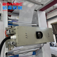 Machine d'impression flexographique à haute vitesse pour sacs en plastique de 6 couleurs, rouleaux de 800 mm de largeur, haute qualité, fabriquée en Chine