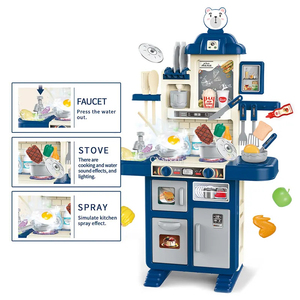 Spray simulado Juguete de cocina para niños Juguete de cocina Juego de simulación Traje de cocina con luz y sonido - Product Image 2