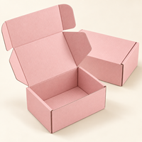 Boîte d'expédition en carton ondulé kraft écologique réutilisable personnalisée avec couvercle pliable et impression de logo pour l'emballage d'expédition e-commerce