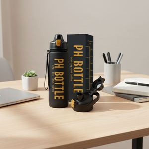 Botella de Agua Deportiva de Gran Capacidad con Marcador de Tiempo, de Plástico, Motivacional, para Escalar y Correr - Product Image 3