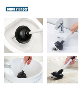 Fregadero de goma de alta resistencia y desagüe de inodoro, émbolo de baño con mango de plástico desbloqueado para uso en cocina y baño - Product Image 5