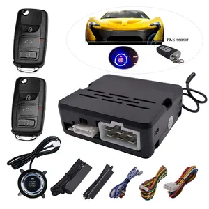 Remote PKE Keyless Entry Engine Start Car Alarm System Remote Starter Universal SUV Push Button Start Stop Car