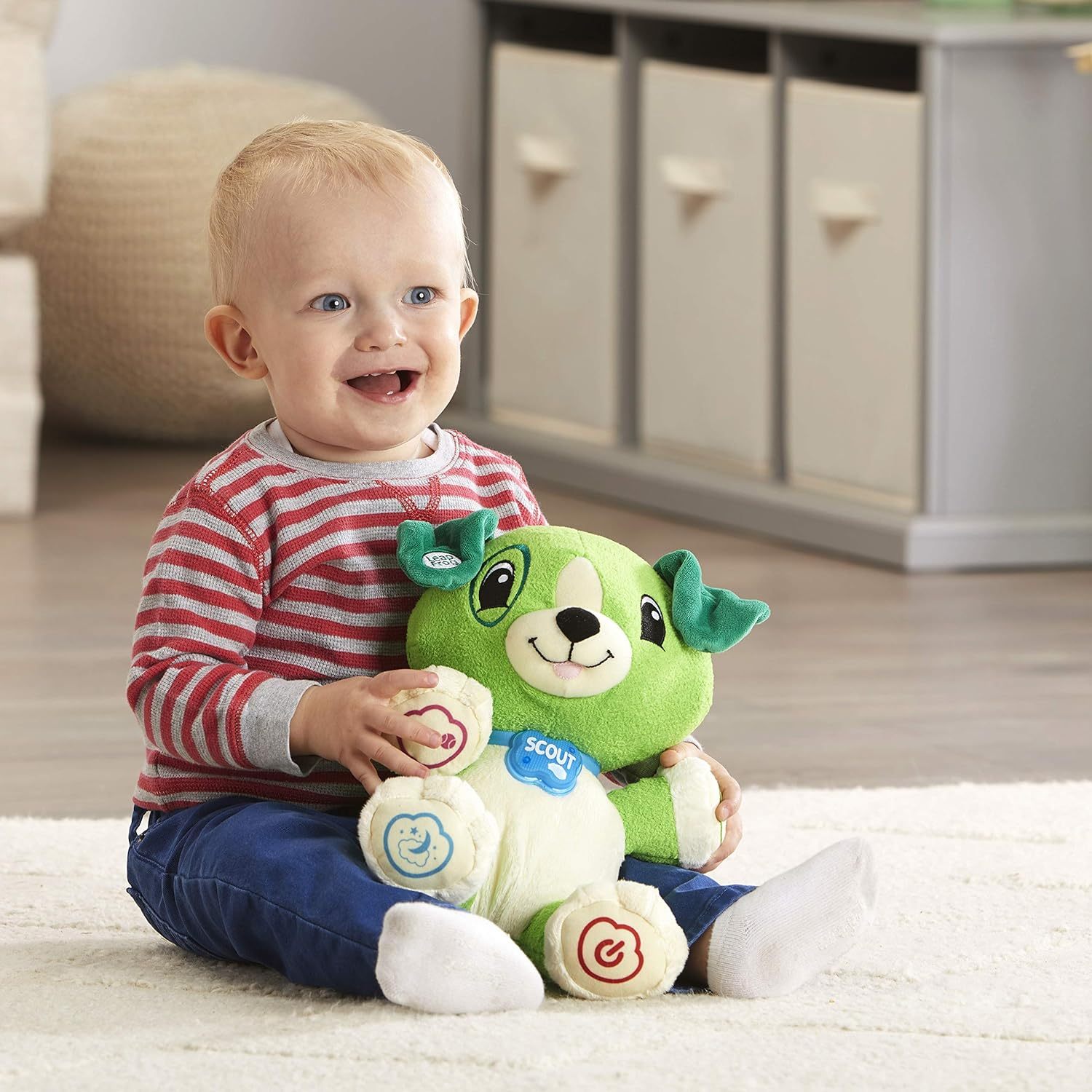 LeapFrog My Pal Violet - Peluche Interactive Personnalisable Pour Bébé 6-36 Mois, Avec Chansons Et Apprentissage - 4