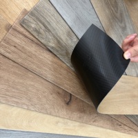 Plancher en vinyle de luxe PVC LVT imperméable à coller, style bois, épaisseur 2mm 3mm, revêtement de sol plastique stratifié SPC