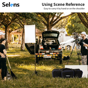 Selens-Trípode de cámara con cremallera acolchada, 72cm, 30 pulgadas, soporte de luz, accesorios de fotografía, almacenamiento, bolsa de transporte - Product Image 3