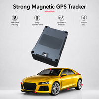 Mini Rastreador de Activos con Montaje Magnético, GPS 4G LTE 2G BLE, Resistente al Agua, con Sensor de Caída, Geocerca, OTA, 2 Años de Autonomía