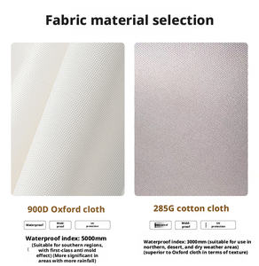 Tente indienne grande, imperméable, coupe-vent, pour le camping en famille, la randonnée, tente pyramide en toile pour 4 personnes, pour adultes, pour la pêche, la randonnée - Product Image 6