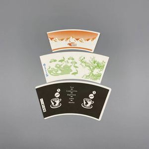 Matière première pour gobelets en papier imprimés jetables 250ML 275ML, éventail de gobelets en papier pour café - Product Image 4