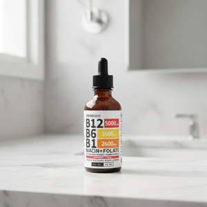 Vitamina B12 Vegana 5000 Mcg en Gotas + <span class=keywords><strong>Complejo</strong></span> <span class=keywords><strong>B</strong></span> |   Líquido Sublingual OEM |   Envío Rápido de Marca Privada - Product Image 2