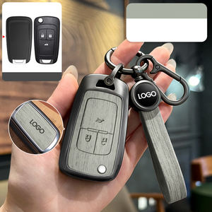 Housse de porte-clés en métal DM adaptée pour Chevy Chevrolet Camaro Cruze Impala Equinox Volt Spark Sonic clé à distance pliante à rabat - Product Image 2