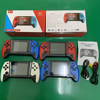 Console de jeu portable YUXU Q21, écran de 3 pouces, résolution 640x480, 500 jeux rétro intégrés, mini rechargeable 1200mAh
