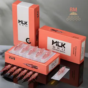 Groothandel Inkin Mlk Bro Rm M1c Agujas Para Tatuar Hoofdhuid Micropigmentatie Permanente Make-Up Naalden Tattoo Cartridges