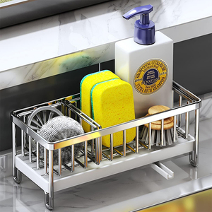 Factory Direct Water <strong>Kitchen</strong> 1 Tier Acrylic Under Bathroom Sink Caddy <strong>Draw</strong> Steel <strong>Organiser</strong> Over Sink - Product Image 3