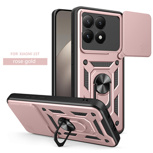 Custodia anulare in TPU 360 <span class=keywords><strong>Antishock</strong></span> di lusso custodia per supporto magnetico auto per XIAOMI 15T custodia scorrevole per fotocamera magnetica custodia antiurto - Product Image 1