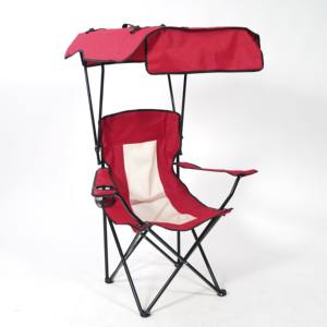 เก้าอี้เลานจ์ Oeytree Canopy พร้อมม่านบังแดดสําหรับตั้งแคมป์ เดินป่า ท่องเที่ยว และกิจกรรมกลางแจ้งอื่นๆ พร้อมที่วางแก้วน้ํา - Product Image 1