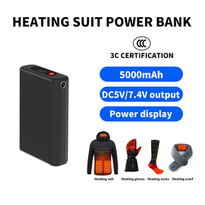 Hot Selling 7.4V/5V <strong>2500mAh</strong> Rechargeable <strong>Battery</strong> 5000mAh <strong>Power</strong> <strong>Bank</strong> for Electric Heating Gloves, Heated Pad