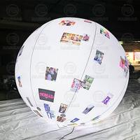 Sphère gonflable légère hermétique pour publicité extérieure Ballon gonflable suspendu Grande boule gonflable pour décorations
