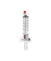 Débitmètre horizontal en PVC pour tuyaux acryliques, type Rotamètre US GPM, certifié NSF/ANSI 50, pression maximale 75 PSI pour la circulation des piscines
