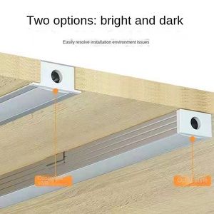 Profil LED en aluminium anodisé en forme de T 30*10mm à bon prix, avec couvercle PC, grade T6, blanc chaud 3500K, pour plafond - Product Image 4
