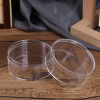 Coffrets Cadeaux en acrylique Boîte cadeau ronde transparente Emballage cadeau cosmétique Boîte de rangement ronde